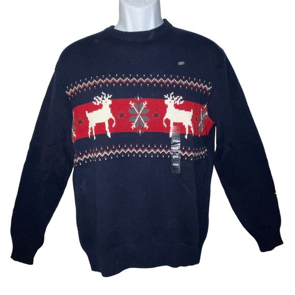 Dockers Winter Ski Holiday Ugly Christmas Sweater Size Med NWT - Picture 1 of 3